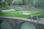 Byron Nelson Signed Ltd Edition 'The 12th At Augusta' Helen Rundell Artists Proof #25/50