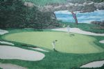Curtis Strange Signed Ltd Edition '15th at Cypress Point' Helen Rundell Artists Proof #25/50