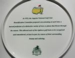 Masters Pickard China 10 1/4 Diameter Undated Plate-2015 Issue From Augusta National