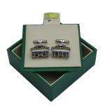 Augusta National Undated Silver Clubhouse Cuff Links