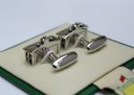 Augusta National Undated Silver Clubhouse Cuff Links