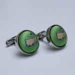 Light Green Masters Silk Undated Cuff Links