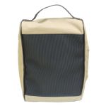 Undated Khaki Augusta National Leather and Canvas Shoe Bag