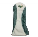 Augusta National Ltd Green and Cream Undated Leather Driver Head Cover