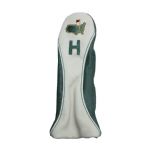Augusta National Ltd Green and Cream Undated Leather Hybrid Head Cover