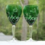 Augusta National Members Limited Emerald Cut Wine Glasses