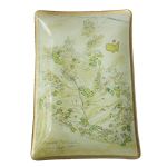 1933 Augusta National Map Depicted on Ceramic Candy Dish