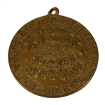 1949 LA Open (23rd) Bill Davis Contestant Badge at Riviera CC - Mangrum 1st of 4 Wins
