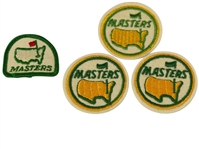 Lot of 4 Masters Patches - 1 Green/White and 3 Circle Yellow/Green/White