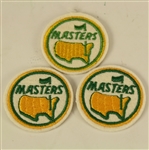 Lot of 4 Masters Patches - 1 Green/White and 3 Circle Yellow/Green/White