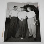 1963 Wire Photo - Art Wall, Jimmy Demaret, and Don Fairfield - All-Star Golf