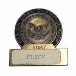 Jack Flecks 1987 US Senior Open Contestant Pin-First of Gary Players Back-to-Back 