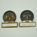Lot of 2 USGA Senior Open Championship Badges - 1980 and 1985