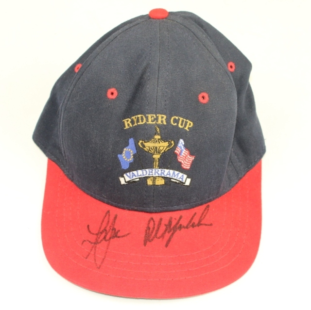 Lot Detail - 1997 Ryder Cup at Valderrama Hat Signed by Lee Janzen and ...