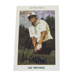 Lee Trevino Signed Mueller Super Mex LTD Ed Card #641 JSA COA
