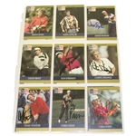 Lot of Ninety-Six 1991 Pro-Set Signed Golf Cards JSA COA