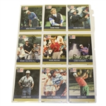 Lot of Ninety-Six 1991 Pro-Set Signed Golf Cards JSA COA