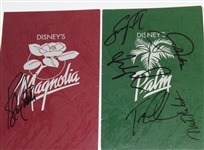Lot of Eleven Signed Disney's Palm Golf Course Scorecards - Mark Brooks Collection JSA COA