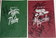 Lot of Eleven Signed Disney's Palm Golf Course Scorecards - Mark Brooks Collection JSA COA