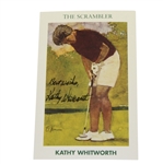 Kathy Whitworth Signed Mueller The Scrambler LTD Ed Card #641 JSA COA