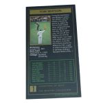Tom Watson Signed Masters GSV Card JSA COA