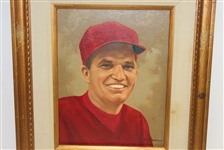 Bob Goalby Original Oil Painting Hung at Green Jacket Restaurant In Augusta
