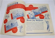 1945 Golf Exhibition for War Benefit Program With Snead, Nelson and McSpaden