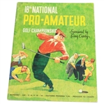 1959 National Pro-Am Championship Program - Art Wall Jr.  Winner