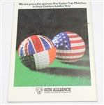 1977 Ryder Cup at Royal Lytham Program Multi-Signed - Nicklaus, Watson, others JSA COA