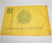 Martin Kaymer Signed 2010 PGA Championship at Whistling Straits Flag JSA COA