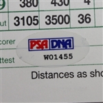 Jose Maria Olazabal Signed Masters Scorecard PSA/DNA #W01455