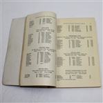 1949 Official PGA Tour Tournament Record Book-Back Cover Ben Hogan Macgregor Ad