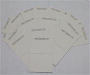 Undated Classic Full Set of Pine Valley Golf Club Postcards - Holes 1-18 Depicted