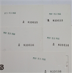 Lot of Five 'Jack Nicklaus on Golf' Editor Pre-Production Proof Sheets - 1966