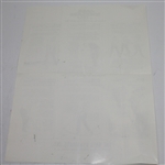 Lot of Five 'Jack Nicklaus on Golf' Editor Pre-Production Proof Sheets - 1966