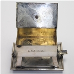Electro Plate Vintage Cigarette Holder/Ash Tray with L. H. Shipman Stamping