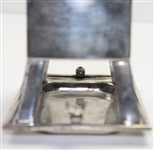 Electro Plate Vintage Cigarette Holder/Ash Tray with L. H. Shipman Stamping