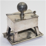 Electro Plate Vintage Cigarette Holder/Ash Tray with L. H. Shipman Stamping