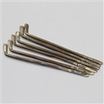 Six Sterling Turn of the Century Golf Club Martini Olive Picks with Original Display Box