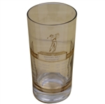 1965 Masters Commemorative Glass with Sam Snead Swinging Depiction