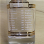 1965 Masters Commemorative Glass with Sam Snead Swinging Depiction