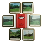 Lot of Six Classic Masters Coasters with Box - Pimperrel