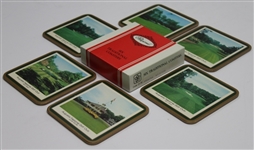 Lot of Six Classic Masters Coasters with Box - Pimperrel