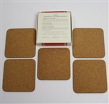 Lot of Five Classic British Golf Club Coasters with Box - Pimperrel