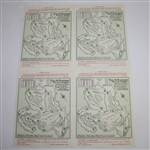 1956 Masters Pairing Sheets Thursday-Sunday