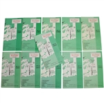 1980-1990 Masters Tournament Spectator Guides