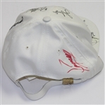 Masters Undated White Hat Multi-Signed by 18 Golfers - Woods, Nicklaus, etc JSA COA