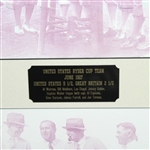 Three 1927 Photos from 1st Ryder Cup in Worcester - Matted with Name Plates