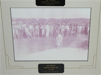 Three 1927 Photos from 1st Ryder Cup in Worcester - Matted with Name Plates