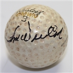 Tom Weiskopf Signed Tom Weiskopf Signature Golf Ball JSA COA